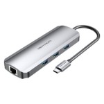 Hub USB-C Vention TOLHB Argintiu 100 W