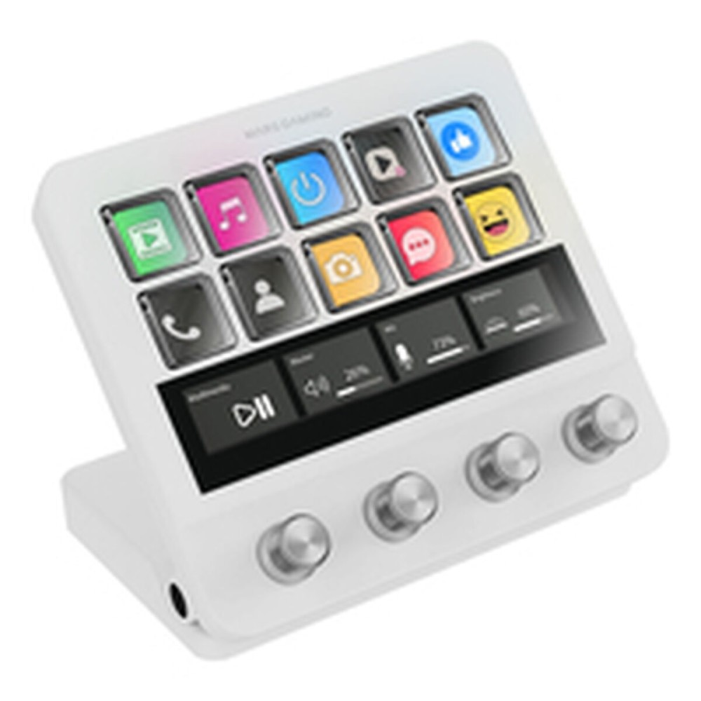 Tastatură Mars Gaming MSDPROW Alb