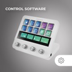 Tastatură Mars Gaming MSDPROW Alb