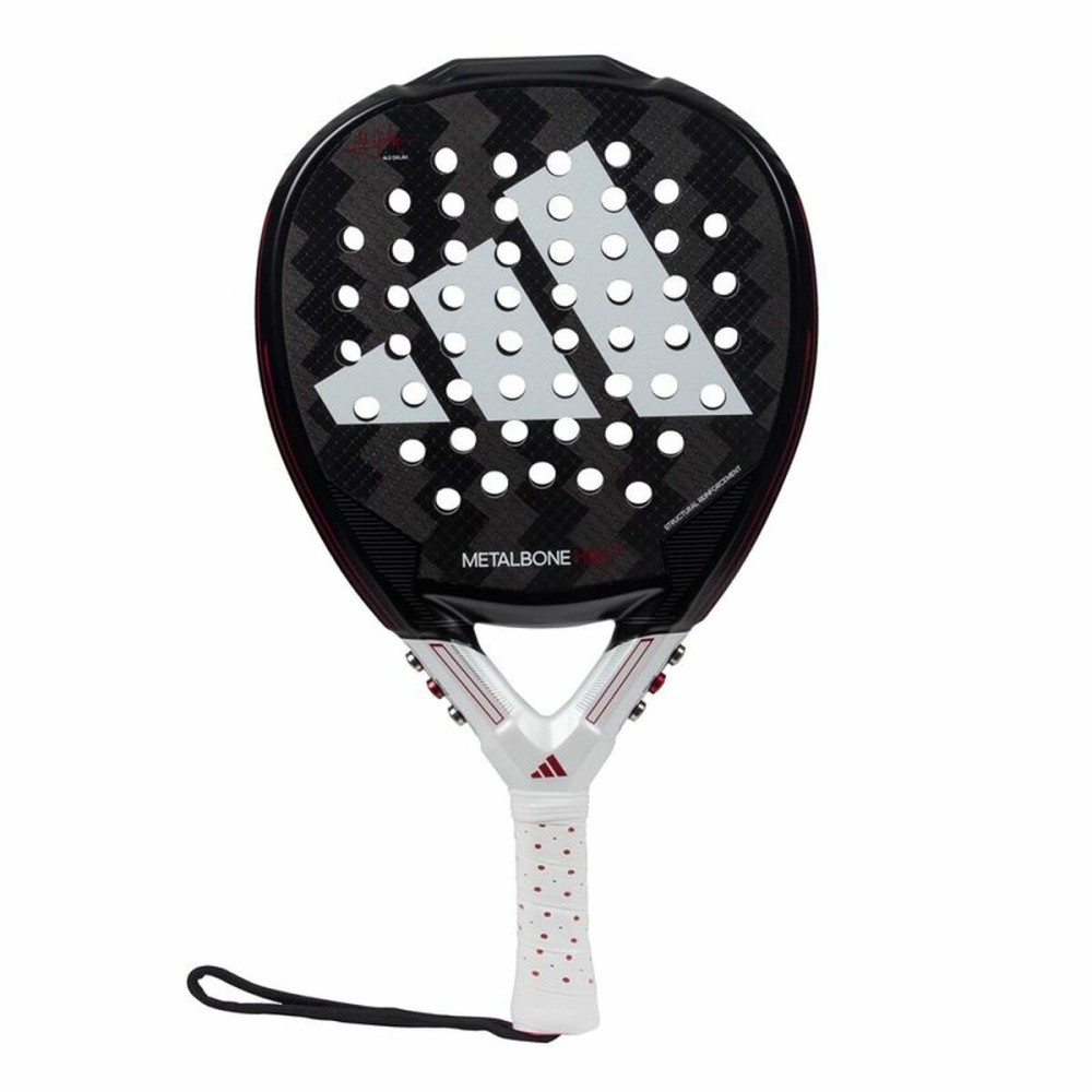 Paletă de Padel Adidas Metalbone HRD+ 2024/ Negra y Blanca (Ale Galan) Negru