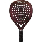 Paletă de Padel Siux Diablo Pro 4 Alb Negru Roșu Fibră de carbon Cărbune EVA