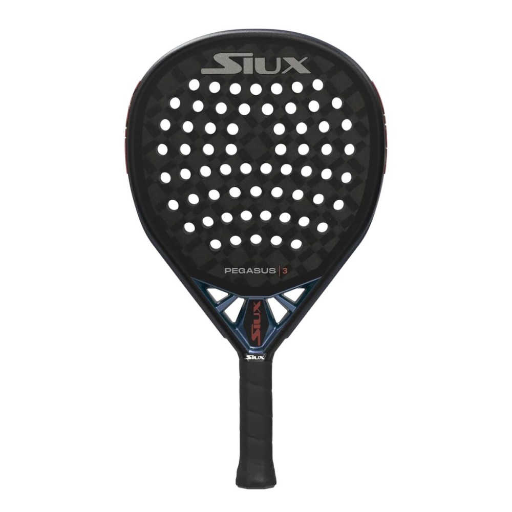Paletă de Padel Siux Pegasus 3 2025 Albastru Negru Fibră de carbon Cărbune
