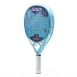 Paletă de Padel Siux Valkiria Go 2025 Albastru Roz Fibră de carbon Cărbune EVA