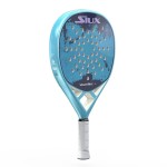 Paletă de Padel Siux Valkiria Go 2025 Albastru Roz Fibră de carbon Cărbune EVA