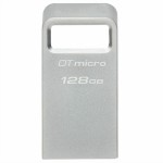 Memorie USB Kingston Micro Negru Argintiu 128 GB