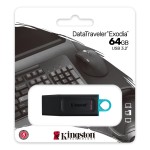 Memorie USB Kingston Exodia Negru 64 GB