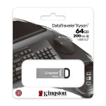 Memorie USB Kingston Kyson Negru Argintiu 64 GB
