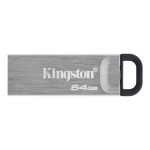 Memorie USB Kingston Kyson Negru Argintiu 64 GB