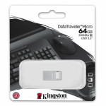 Memorie USB Kingston Micro Negru Argintiu 64 GB