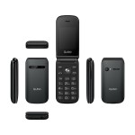 Telefon Mobil pentru Persoane Vârstnice Qubo X-209 4G 2.4" 32 MB Negru