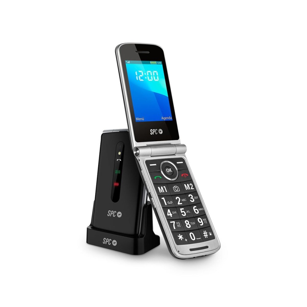 Telefon Mobil pentru Persoane Vârstnice SPC 2321NS Negru 2,8"