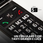Telefon Mobil pentru Persoane Vârstnice SPC 2342A Albastru 128 GB 2.4"