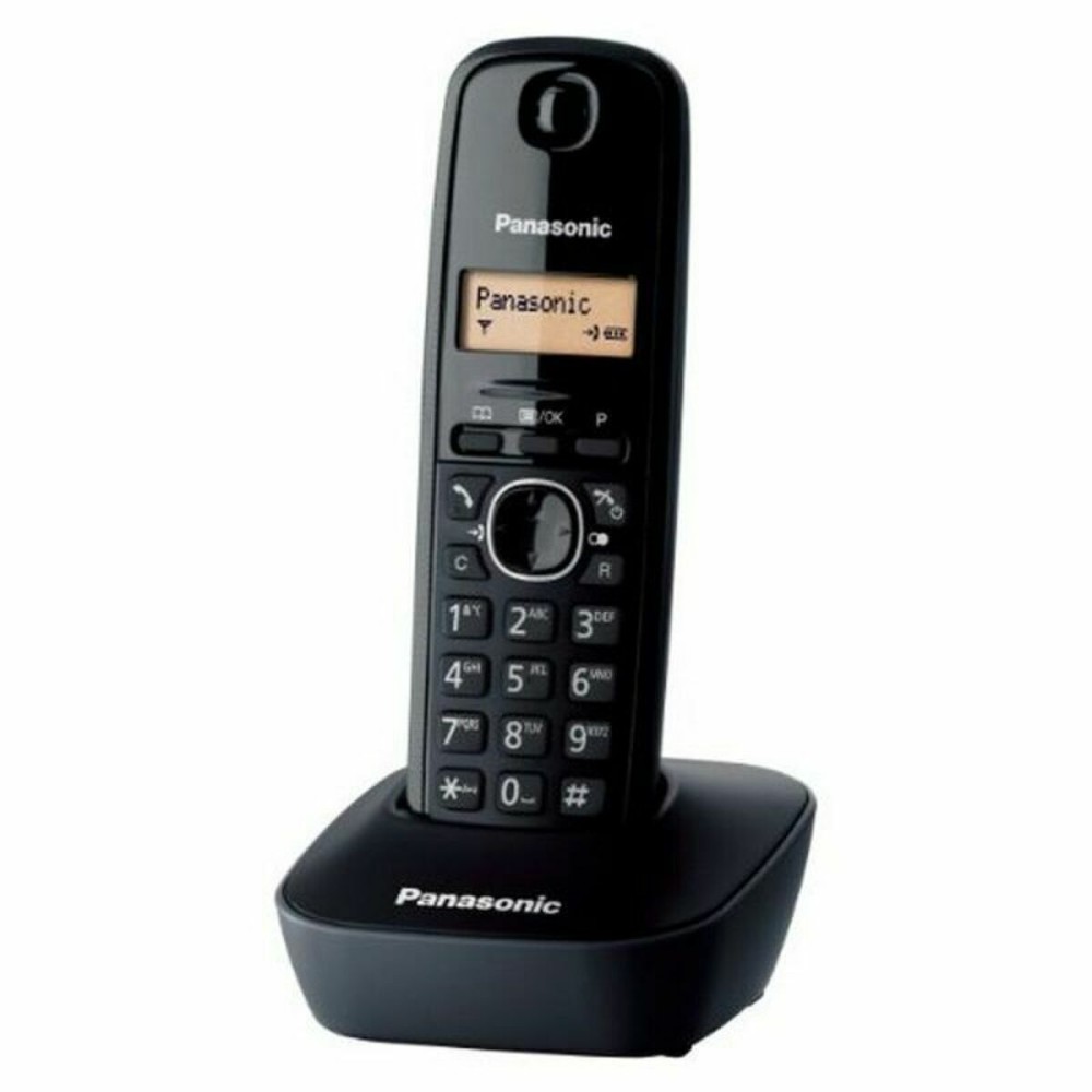 Telefon fără Fir Panasonic KX-TG1611 Negru Chihlimbar
