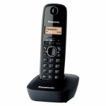 Telefon fără Fir Panasonic KX-TG1611 Negru Chihlimbar