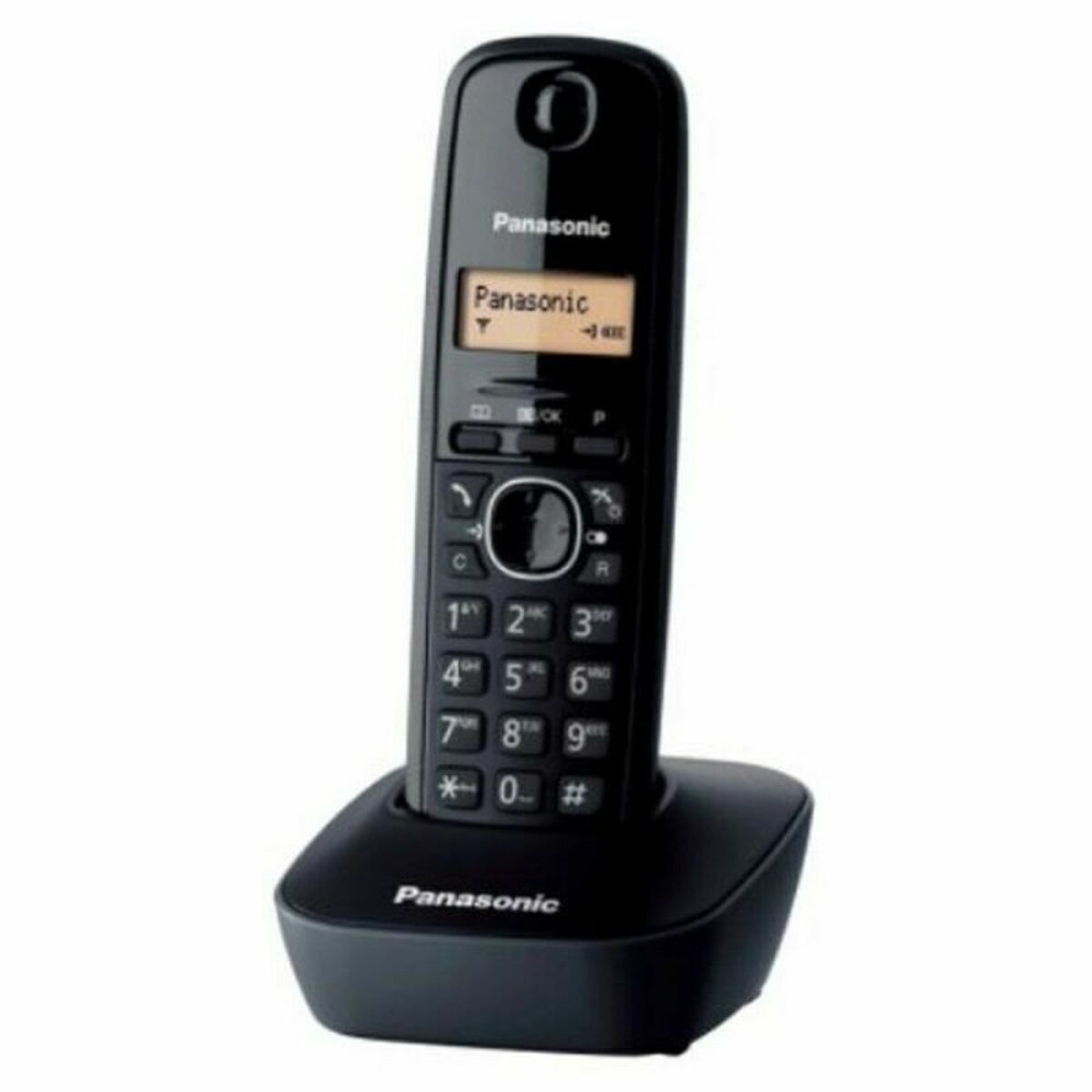 Telefon fără Fir Panasonic KX-TG1611 Negru Chihlimbar