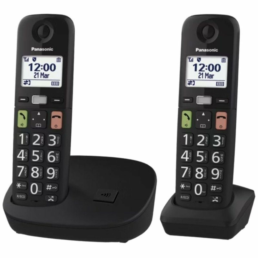 Telefon fără Fir Panasonic KX-TGU112EXB Alb Negru
