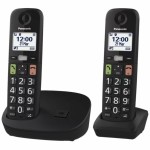 Telefon fără Fir Panasonic KX-TGU112EXB Alb Negru