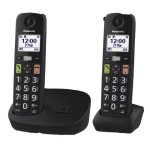 Telefon fără Fir Panasonic KX-TGU112EXB Alb Negru
