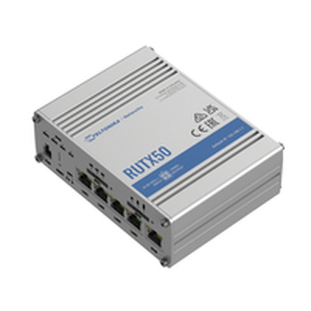 Router Teltonika RUTX50 Negru Oțel USB USB 2.0 RJ45 Ethernet LAN Wi-Fi 5 GHz