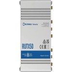 Router Teltonika RUTX50 Negru Oțel USB USB 2.0 RJ45 Ethernet LAN Wi-Fi 5 GHz