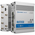 Router Teltonika RUTX50 Negru Oțel USB USB 2.0 RJ45 Ethernet LAN Wi-Fi 5 GHz
