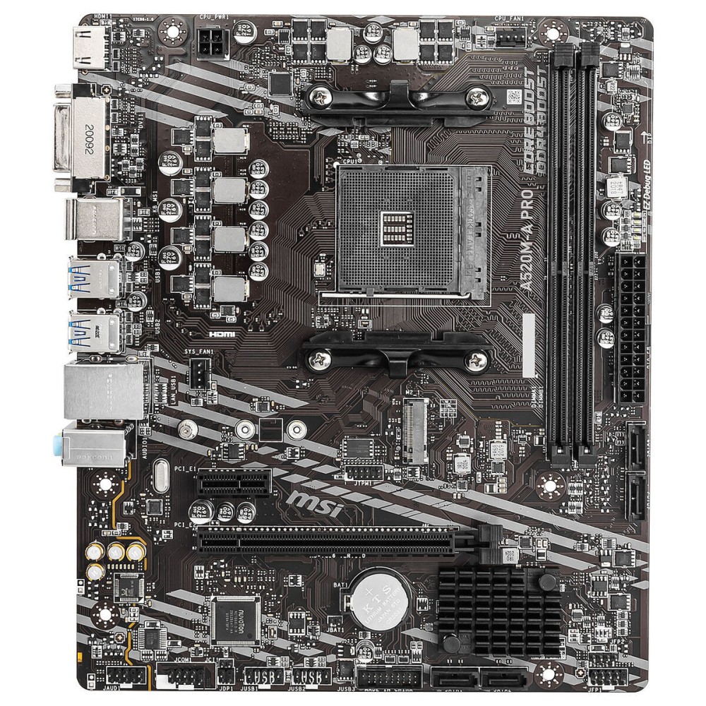 Placă de Bază MSI A520M-A PRO AMD A520 AMD AMD AM4