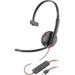 Căști cu Microfon Poly 8X214A6 Negru