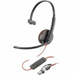 Căști cu Microfon Poly 8X214A6 Negru