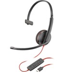 Căști cu Microfon Poly 8X214A6 Negru