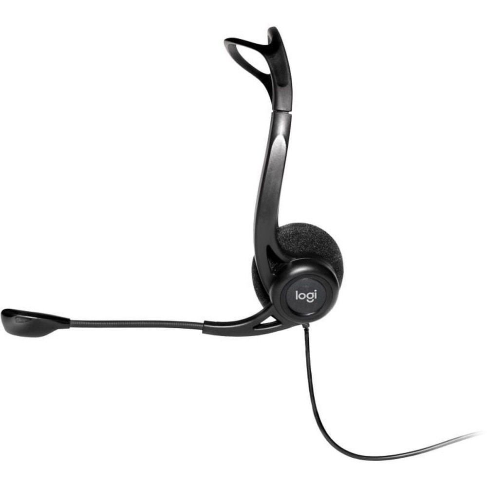 Căști cu Diademă Logitech 960 Negru