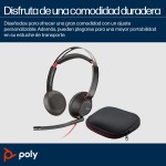 Căști cu Microfon Poly Blackwire 5220 Negru