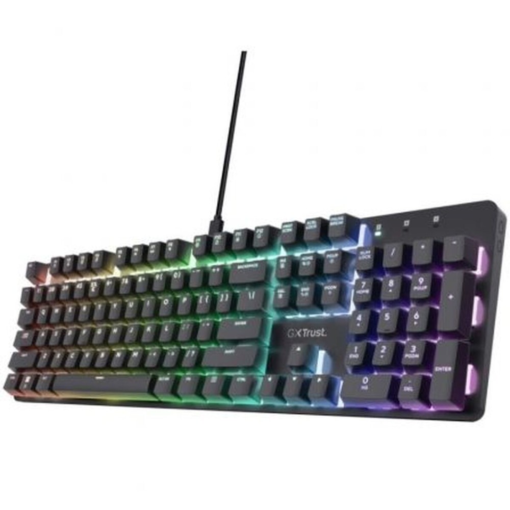 Tastatură Gaming Trust 25682 Negru Qwerty Spaniolă