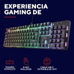 Tastatură Gaming Trust 25682 Negru Qwerty Spaniolă