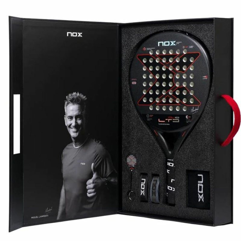 Paletă de Padel Nox PACK ML 10 LP CUP LTD23 Fibră de carbon