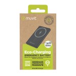 Powerbank Muvit for Change MCCHP0009 Negru Aluminiu 5000 mAh