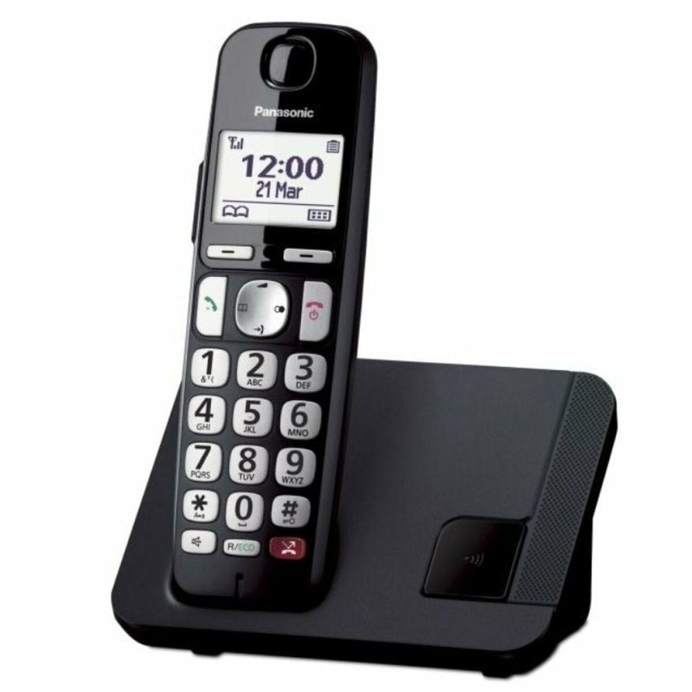 Telefon fără Fir Panasonic KXTGE250SPB Alb Negru