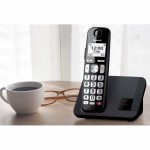 Telefon fără Fir Panasonic KXTGE250SPB Alb Negru