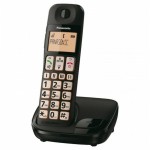 Telefon fără Fir Panasonic KX-TGE310SPB Negru Chihlimbar