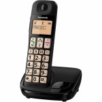 Telefon fără Fir Panasonic KX-TGE310SPB Negru Chihlimbar