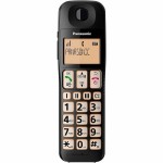 Telefon fără Fir Panasonic KX-TGE310SPB Negru Chihlimbar
