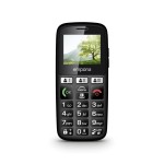 Telefon Mobil pentru Persoane Vârstnice emporia HAPPY E30.v3 Negru