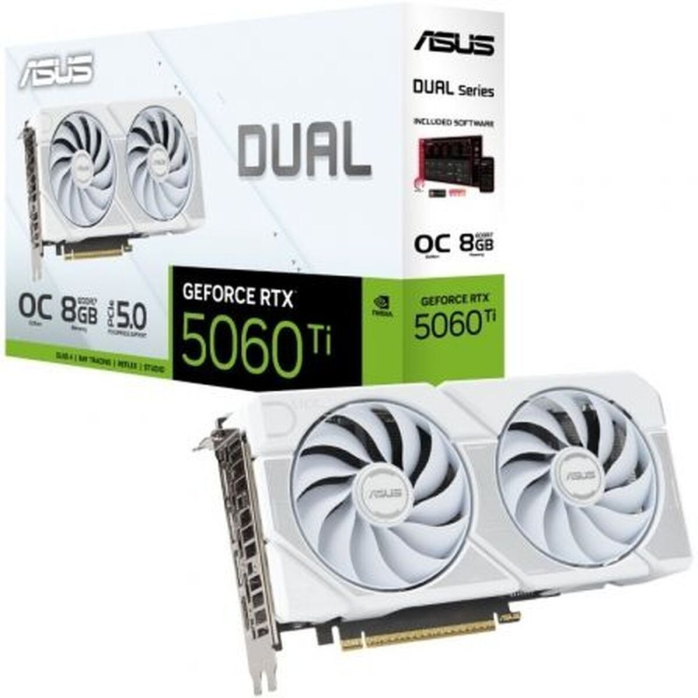 Placă Grafică Asus OC White Edition 90YV0MP5-M0NA00 geforce rtx 5060 ti 8 GB GDDR7