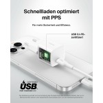 Cablu USB la Lightning Belkin WCA012KQWH Alb