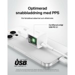 Cablu USB la Lightning Belkin WCA012KQWH Alb