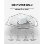 Cablu USB la Lightning Belkin WCA012KQWH Alb