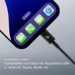 Cablu USB-C la USB-C Apple MEQ94ZM/A Negru