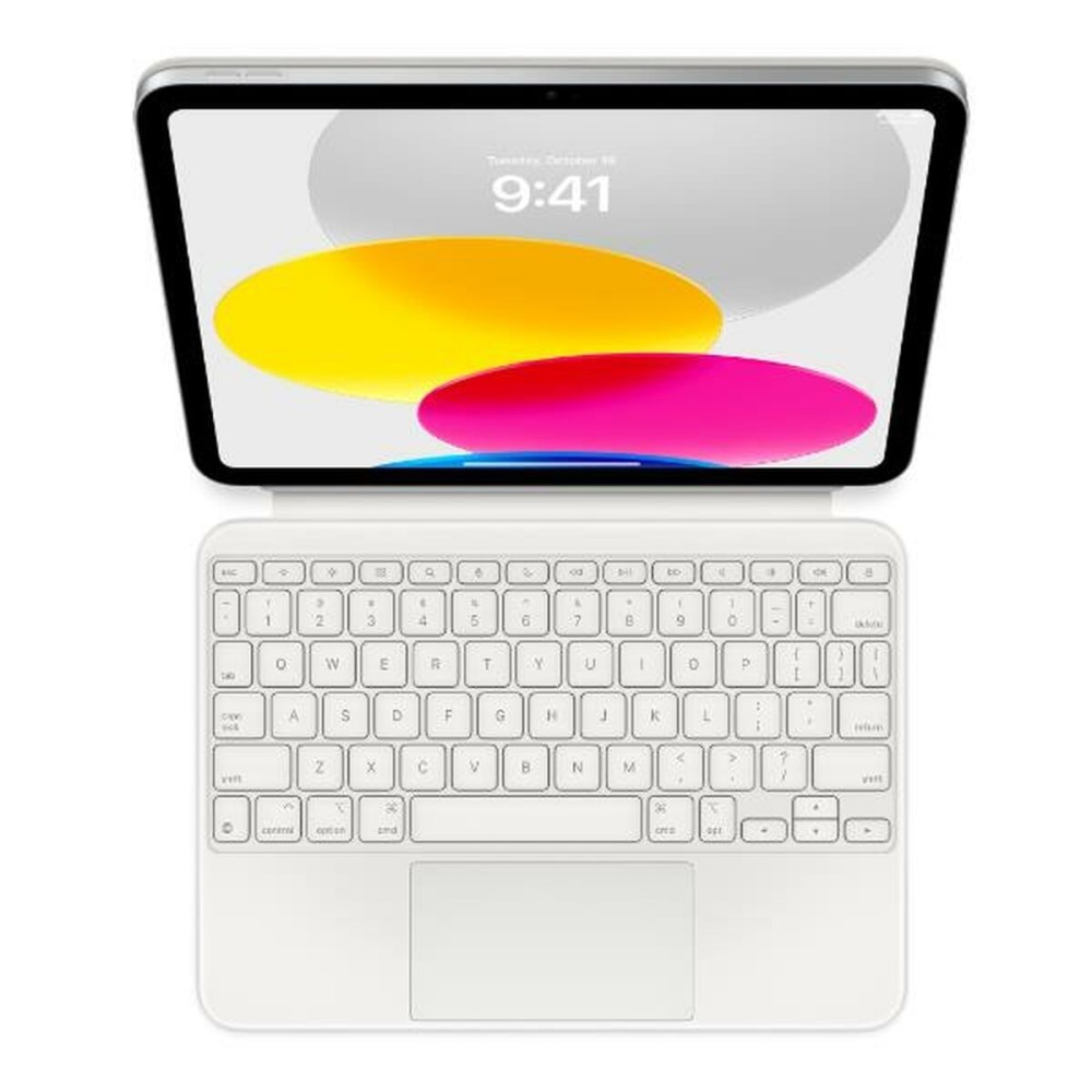 Tastatură Apple MQDP3B/A Qwerty Spaniolă Alb