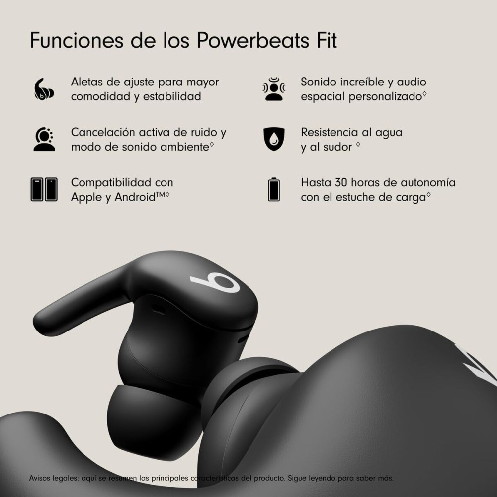 Căști cu Microfon Apple ME2J4ZM/A Negru Jet Black