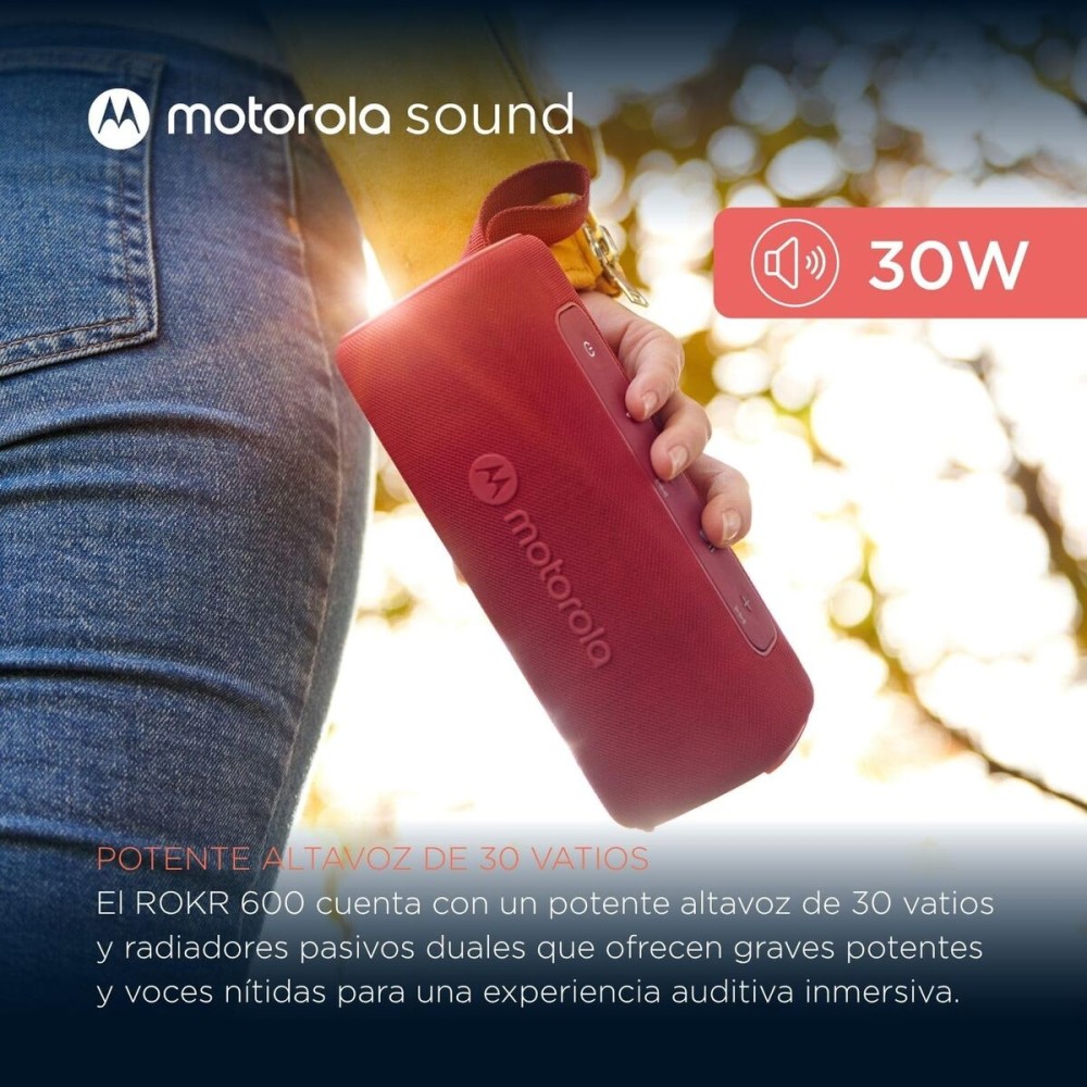 Difuzor Bluetooth Portabil Motorola ROKR 600 30 W Roșu