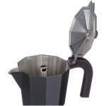 Cafetieră Italiană Monix Braisogona_M640009 Negru 9 Cești